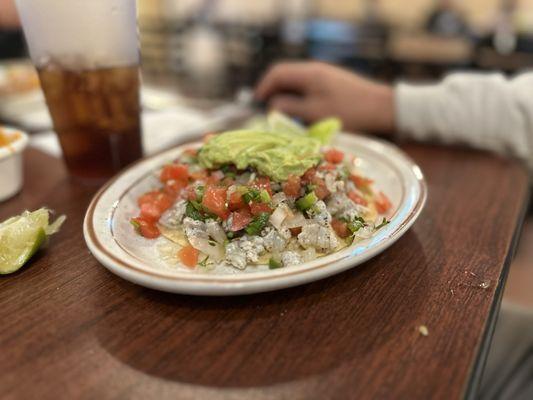 Ceviche Tostada