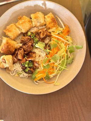 Bun combo with pork ( vermicelli noodles bowl)