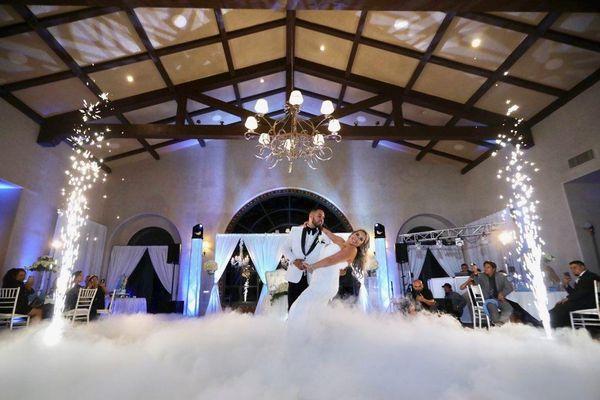 Dancing in the clouds and sparklers