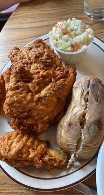 Fried chicken dinner.