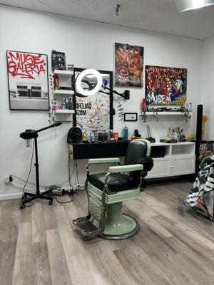 My barbers station