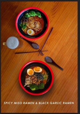 Black garlic ramen