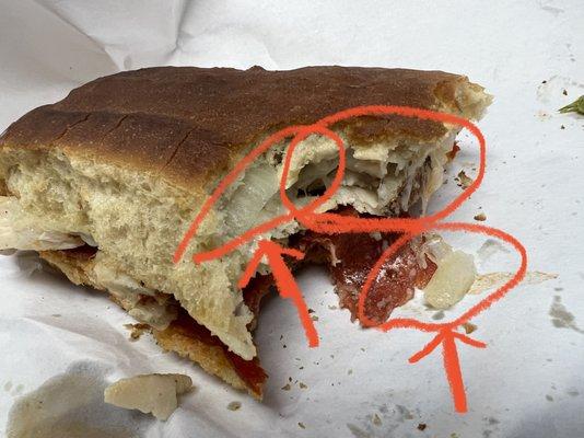 Onions in a sub that is not supposed to have them