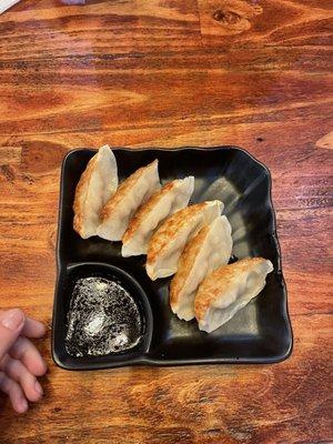 Pan fried gyoza