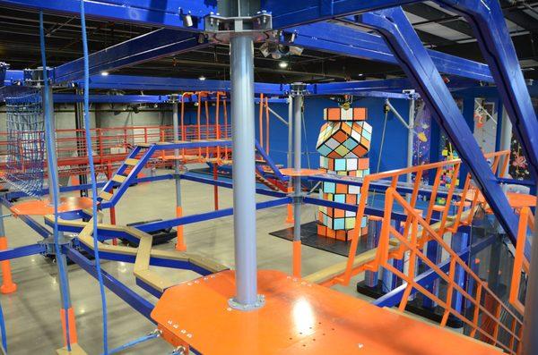 Our Ropes Course is huge!