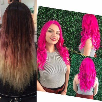 Transformation to pink!