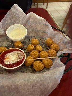 Hot cheese balls