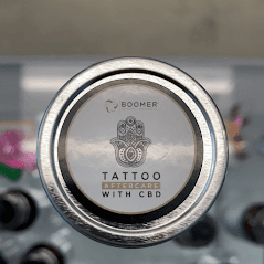 Got new ink? Protect and heal it with our CBD Tattoo Balm!