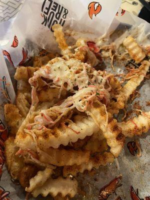 Crabmeat fries