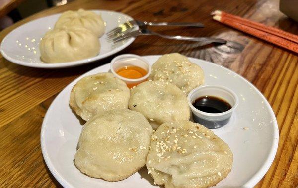 Pan Fried Dumplings & Steamed Buns