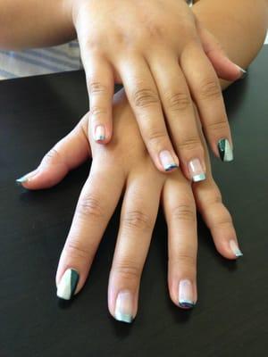 One of a kind manicure designed by Carol :)