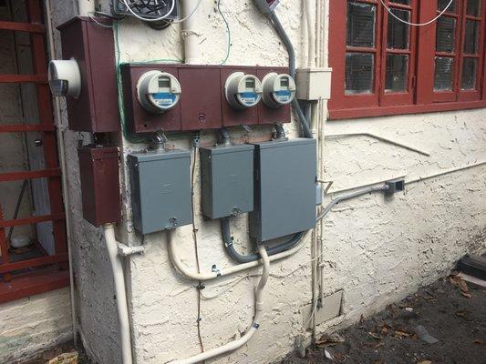 Electrical service work Meters, interior/exterior panels, replacement and upgrades