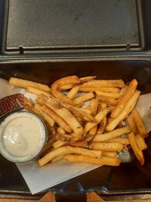 This is all the fries I get? Ok then.