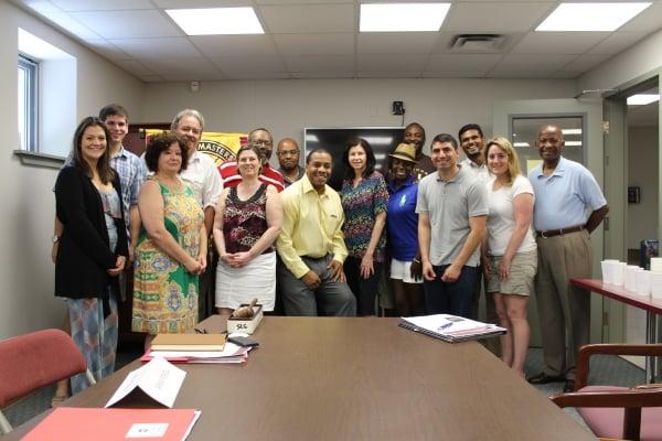 Photo of the group. We love learning to be better speakers and leaders!