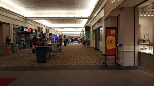 Corridor in Findlay Village Mall