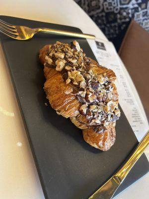 Hazelnut croissant - sweet, nutty, and just freaking delicious