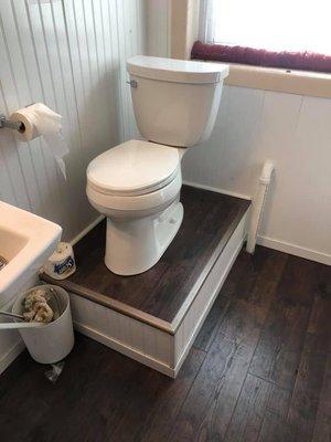 New Toilet Installation