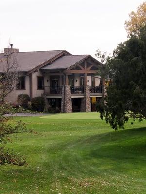 A view of the Valley Country Club Clubhouse in Centennial, CO