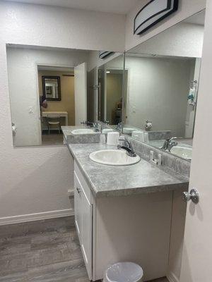 Large area for Bathrooms