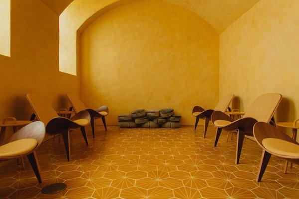 Our Beeswax Meditation Room. Complimentary with every service! Guided meditation every Sunday 10:15 am and 11:15 am.