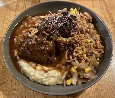 Short Rib Entree, With Mashed Potatoes