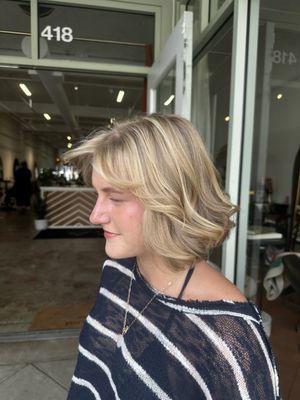 Blonde highlights by Daisy!