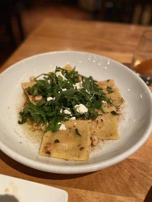 Ravioli Zucca ($18)