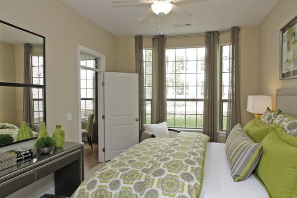 Sample Bedroom at Liberty Place Apartments