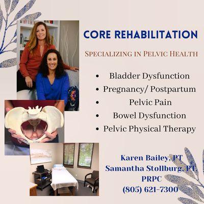 SMVPT offers @corerehabilitation a specialization in treating pelvic health conditions, check out their website.