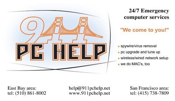 911 PC HELP. Your emergency PC solution!