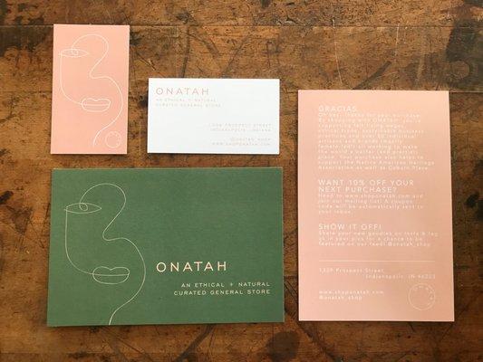 Notecards and Business Cards from Paper Chase Press