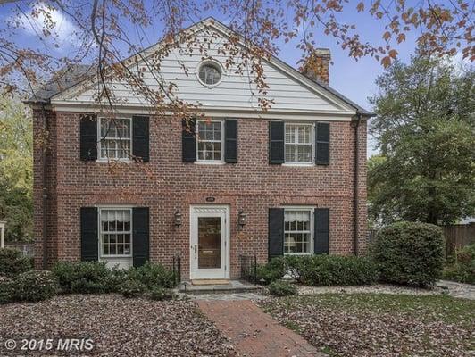 Recent sale in Chevy Chase, MD Listed at $1,595,000