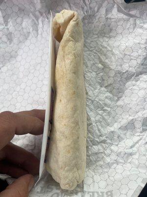 This burrito costs $4.