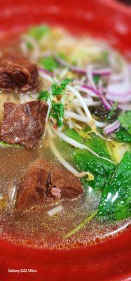 SLICED BEEF WITH TENDERLON NOODLE SOUP