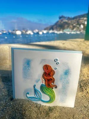 Beautiful gift shop | mermaid greeting card