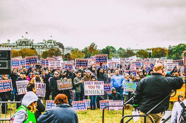 #DCRally #wevapewevote