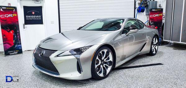 CQuartz Finest Reserve Ceramic Coating Detail on Lexus LC500