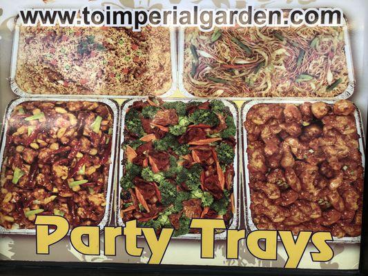 Party tray are aviable！Good for pot luck or banquet！