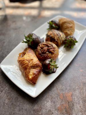 My "secret menu" pastry assortment, if they make this for you please tip them extra!