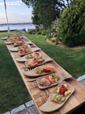 Corn Saute and Lobster Gnocchi