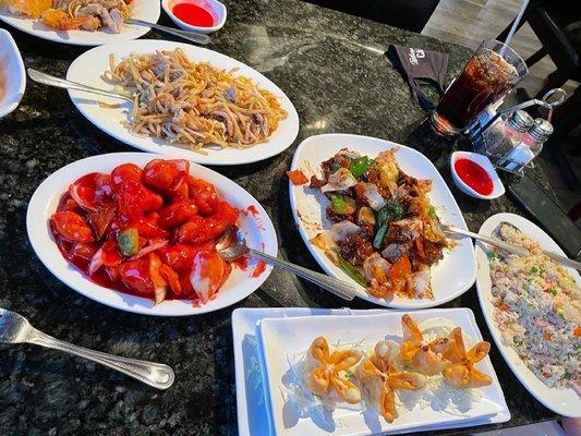 Family dinner for two add beef and veggies