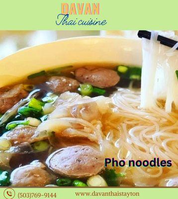 Pho noodles soups