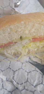 Chicken salad sandwich was delish!