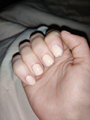 Chipped nails within 24 hours