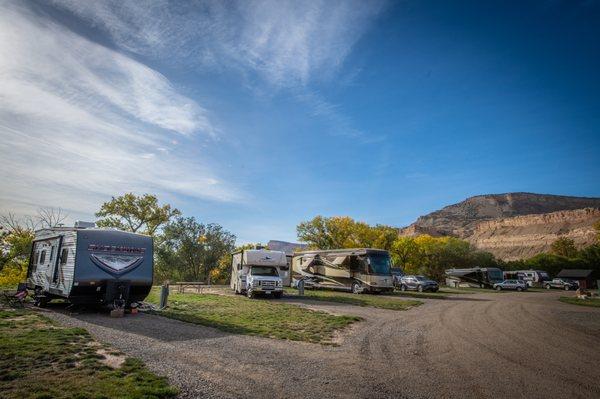 Full hook-up RV sites