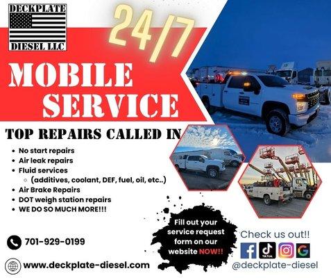 Mobile Service Top Repairs