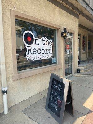 On the Record (outside) in Woodbury, NJ