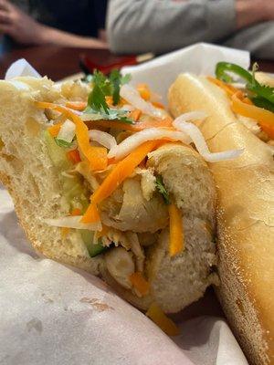 Lemongrass Chicken Bahn Mi