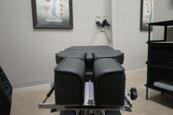 Advanced adjustment tables make Dr Butler's precision adjustments comfortable and effective!