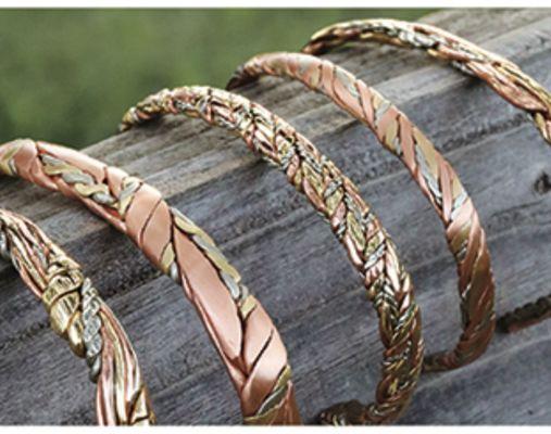 Sergio Lub Handcrafted Copper Magnet Bracelets